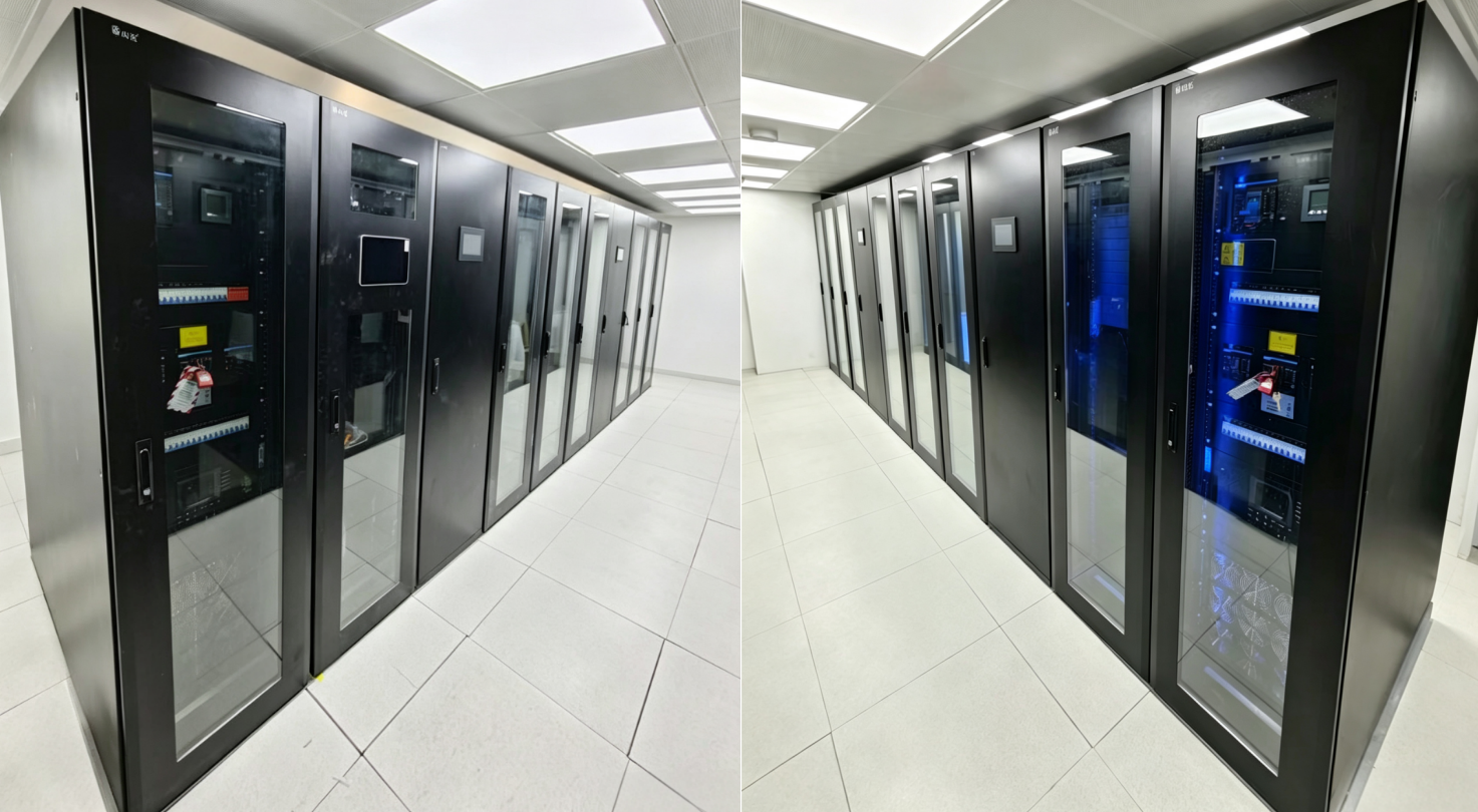 一体化机柜机架式UPS精密空调弱电机房实拍